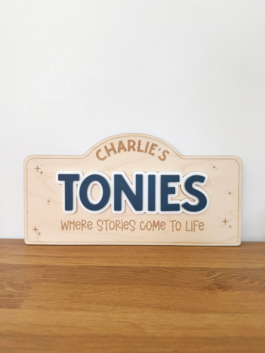 Personalised tonies wall sign