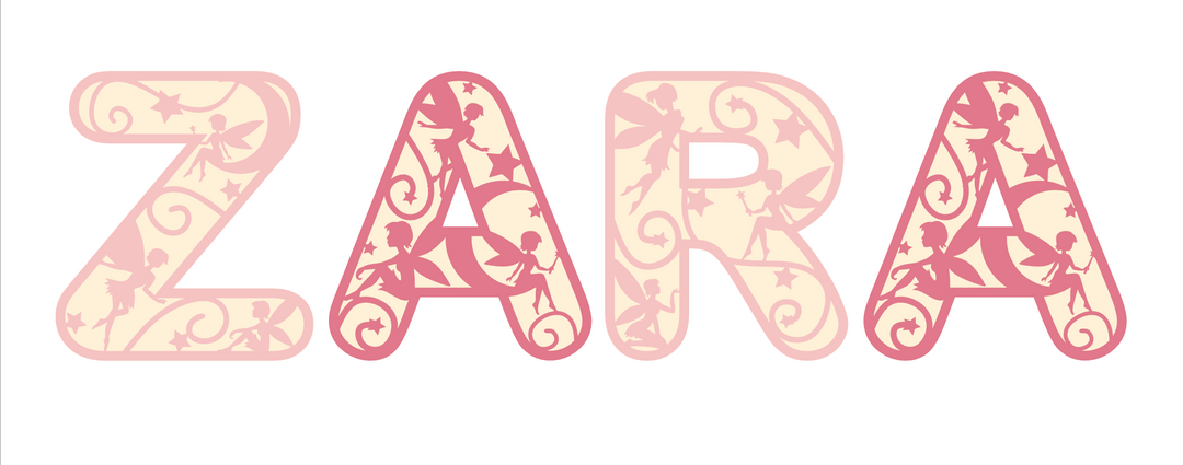 Fairy themed initial letter