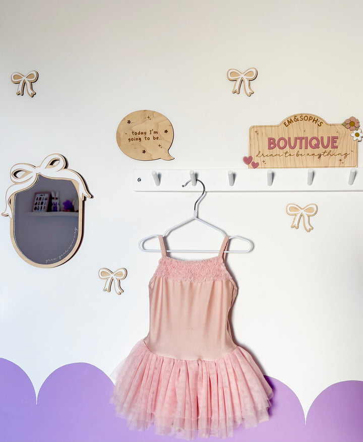 Personalised boutique/dress up wall sign